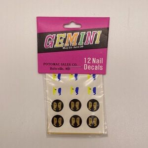 Gemini Nail decals